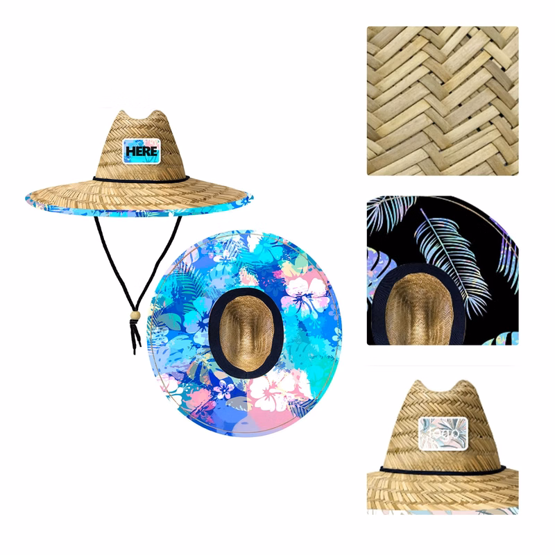 Sun Protection Straw Lifeguard Hat
