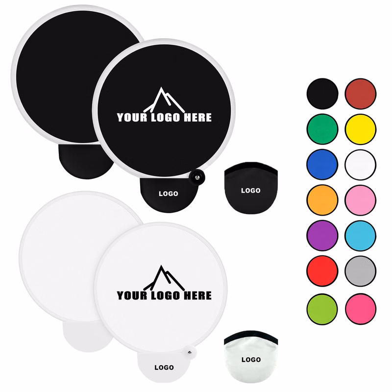 Foldable Reflector Hand Fans