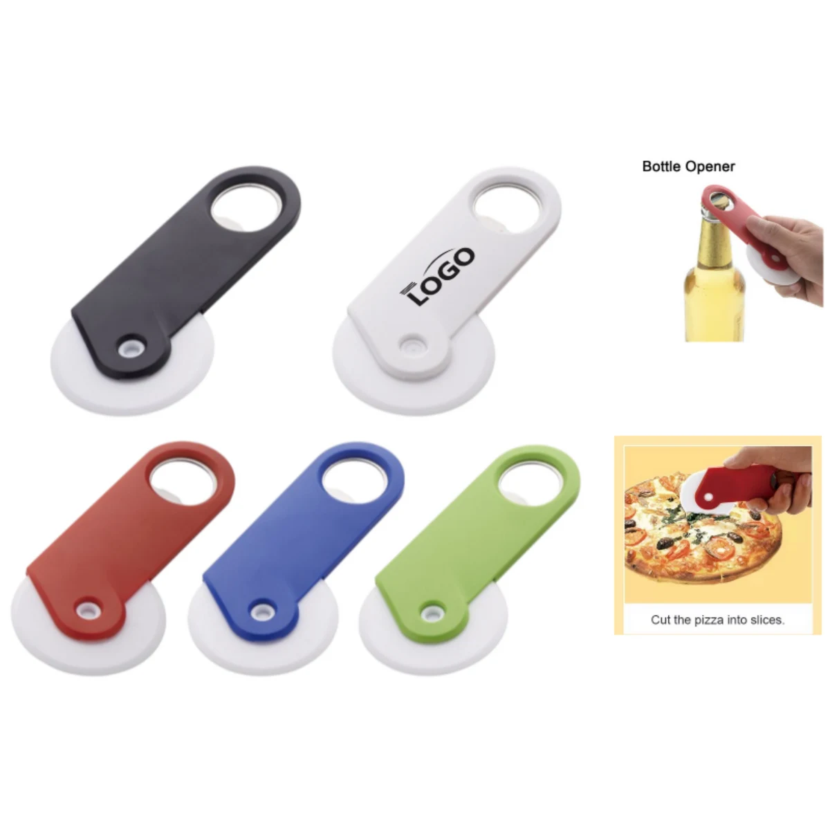 Pizza Cutter With Bottle Opener 1