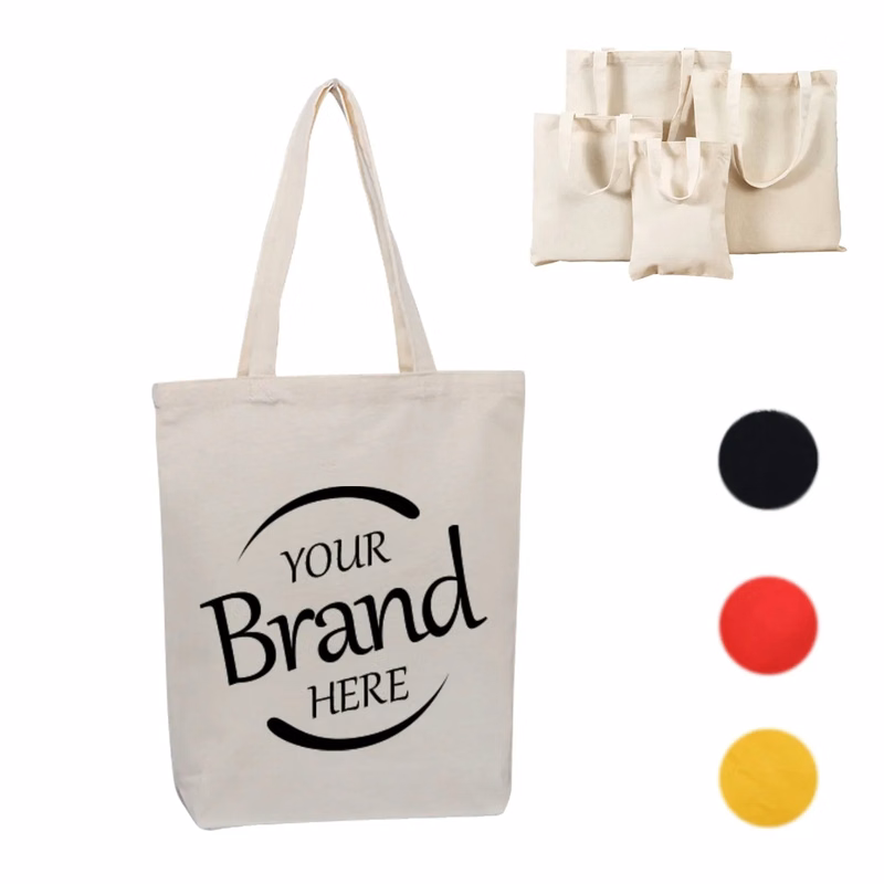 Blank Canvas Tote Bag Vertical