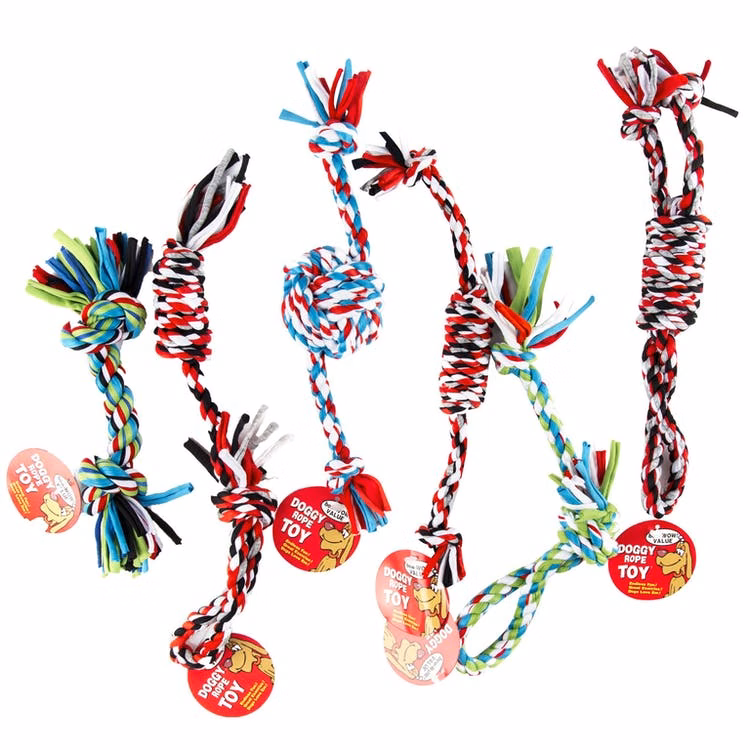 Dog Rope Chew Toys - 6 Assorted Styles