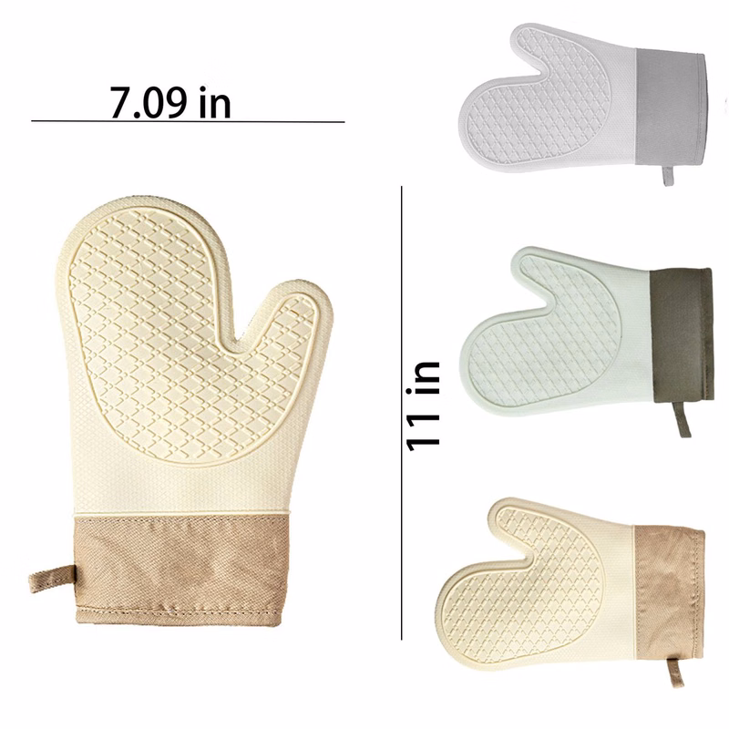 Thickened Heat Resistant Silicone Baking Gloves