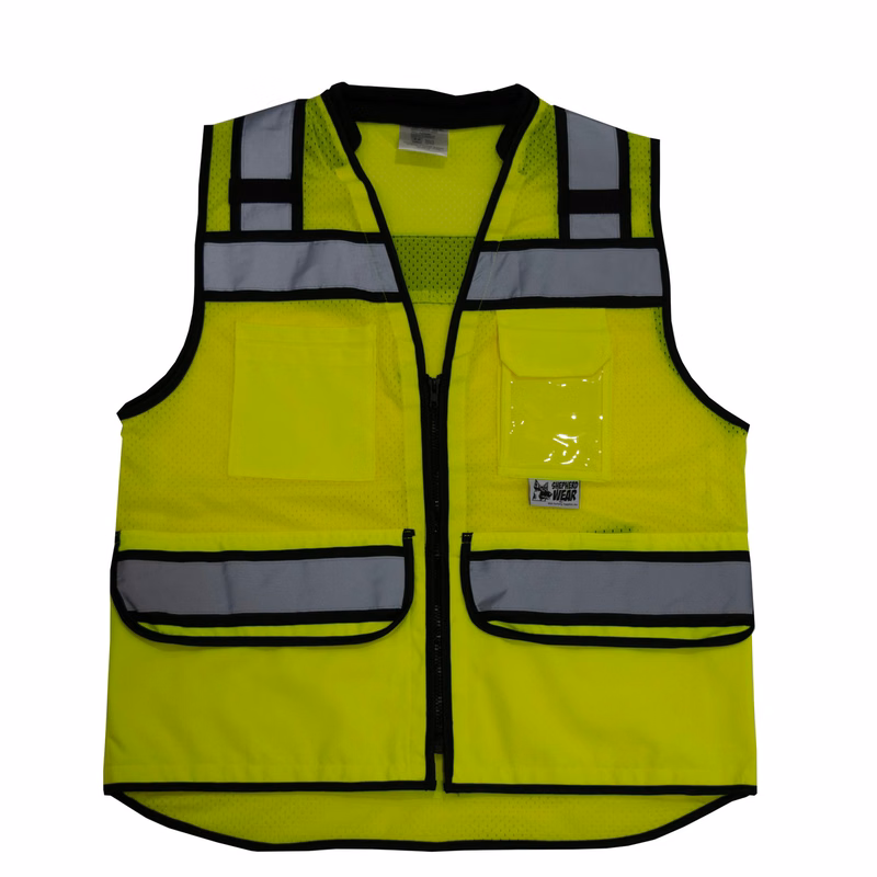 SURVEYORS SAFETY VEST ANSI CLASS 2 , MULTI POCKETS