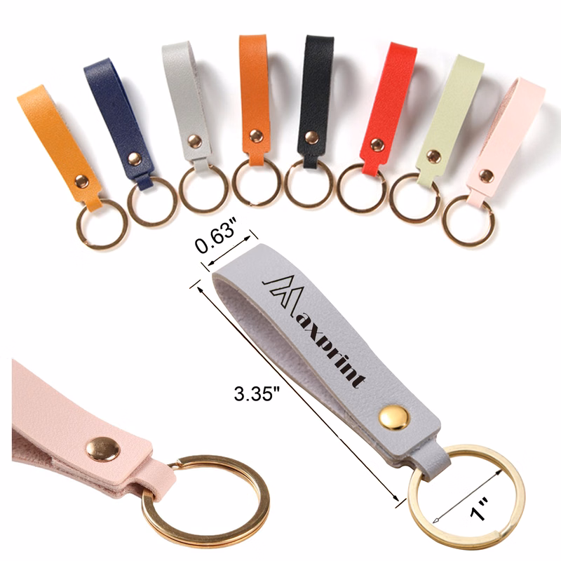 Custom Vintage PU Keychain