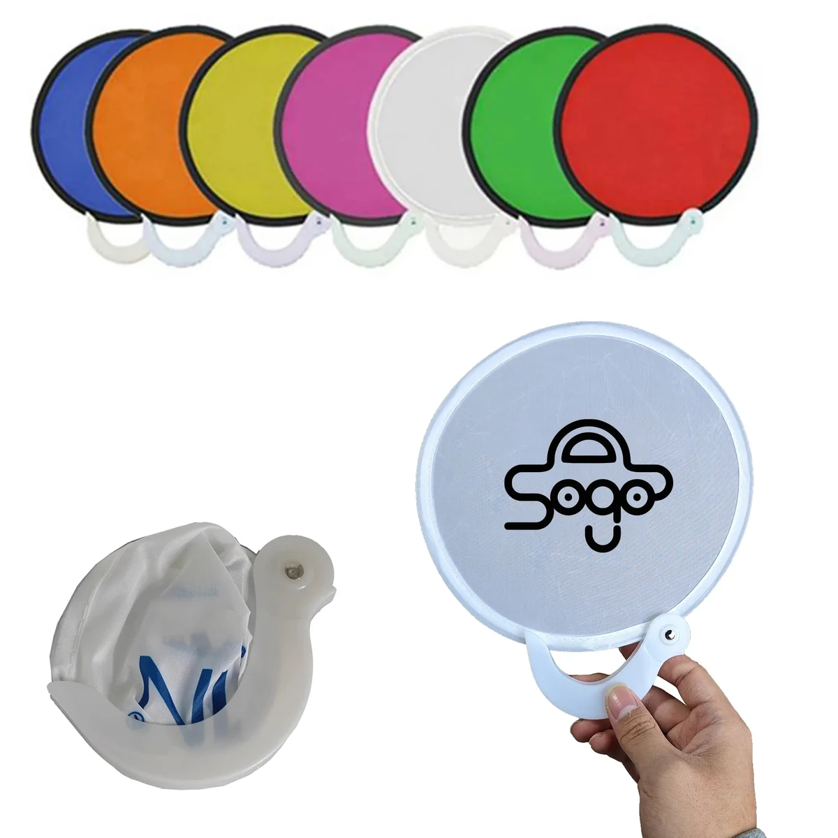 8" Foldable Flying Disc Fan 1