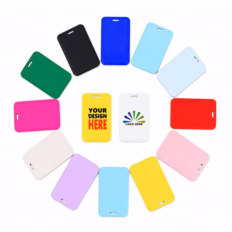 Push Lock Card Badge Case 2.13 Inch Insert Pocket