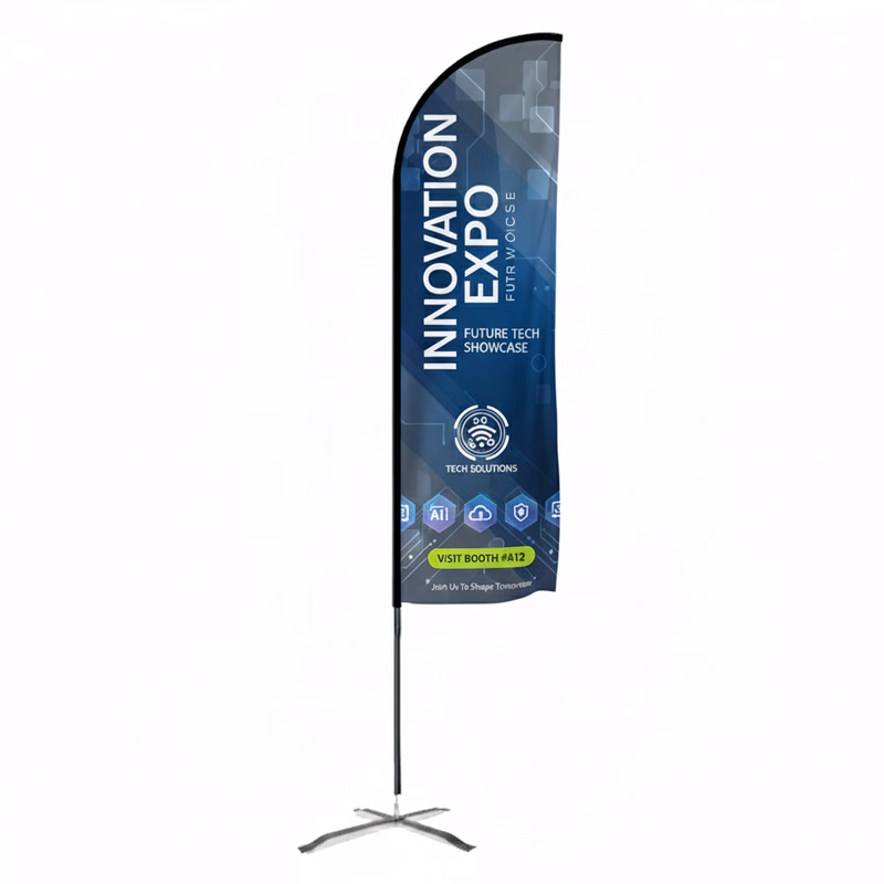Flex Banner™ LX Feather Flag with Pole, Single-Sided 14' Outdoor Banner
