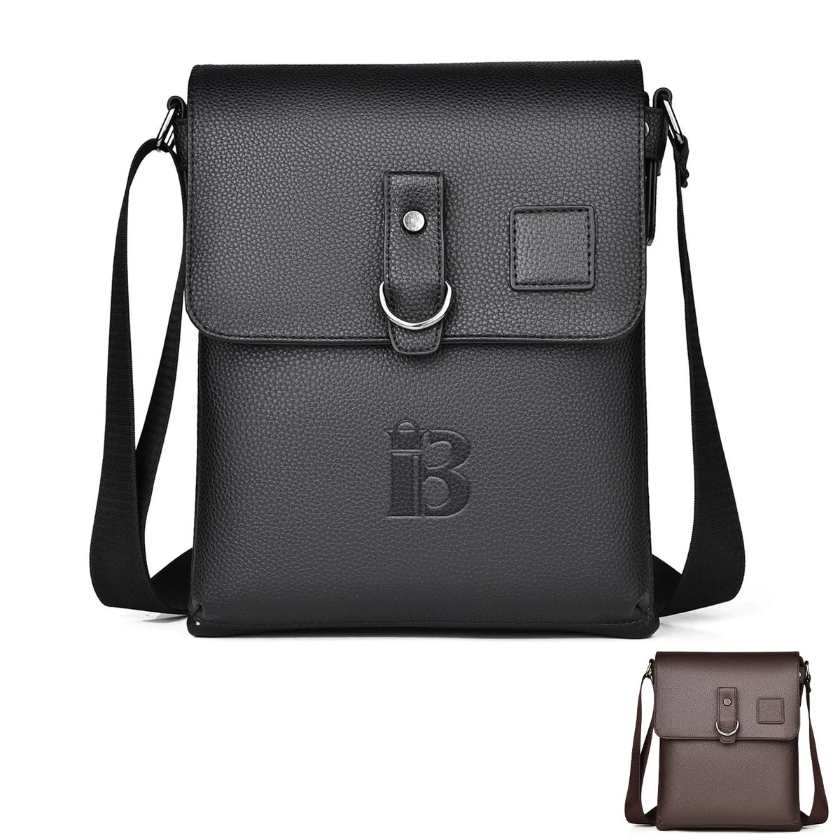 PU Leather Crossbody Bag For Man 1