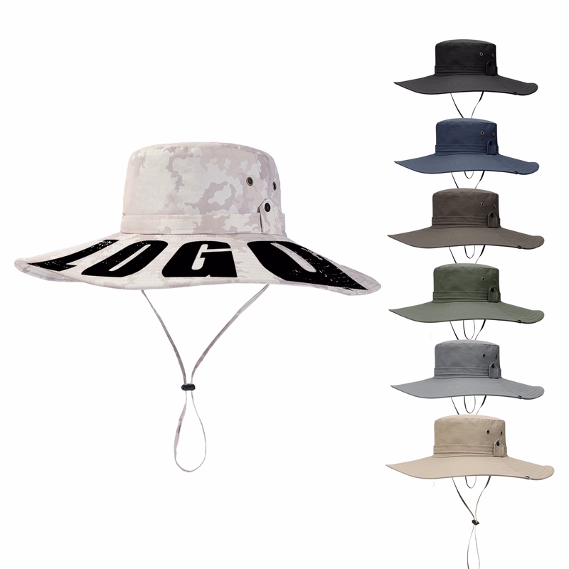 MOQ 50 PCS Outdoor Traveling Bucket-shaped Sun Hat