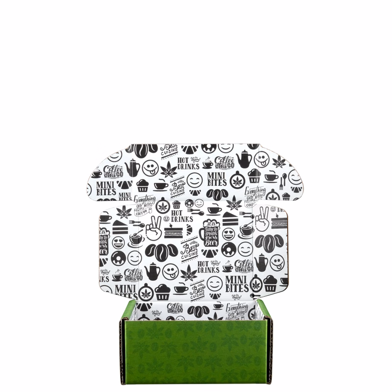 Mailing Box, B-Flute6" x 5" x 3" - White - B - 108 sq in