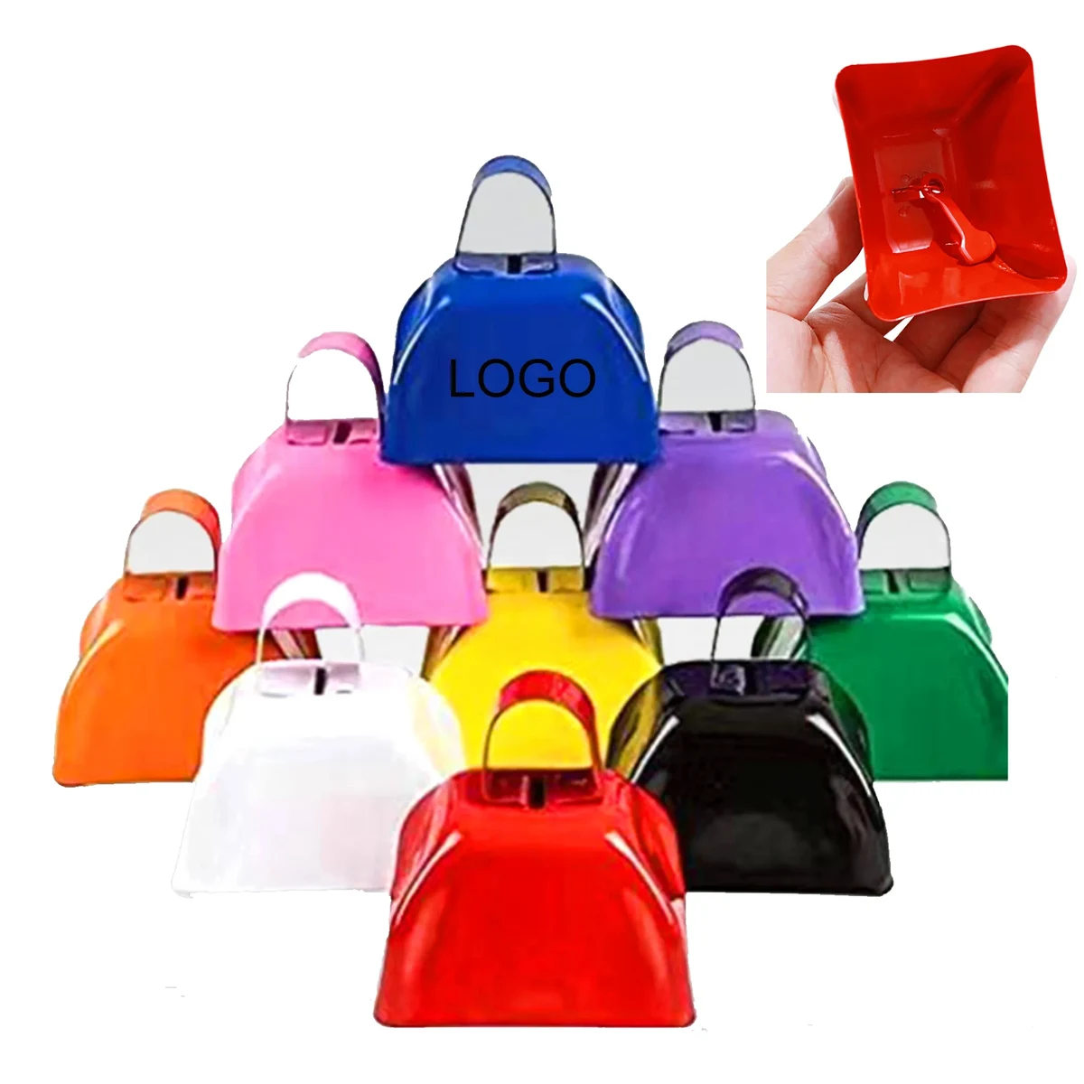 MOQ50 3" Cow Bell 1
