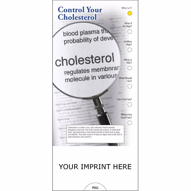SLIDE CHART - Control Your Cholesterol Slide Chart
