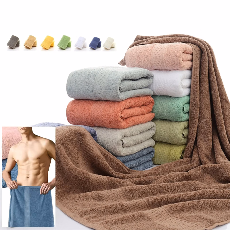 Plain Cotton Bath Towel