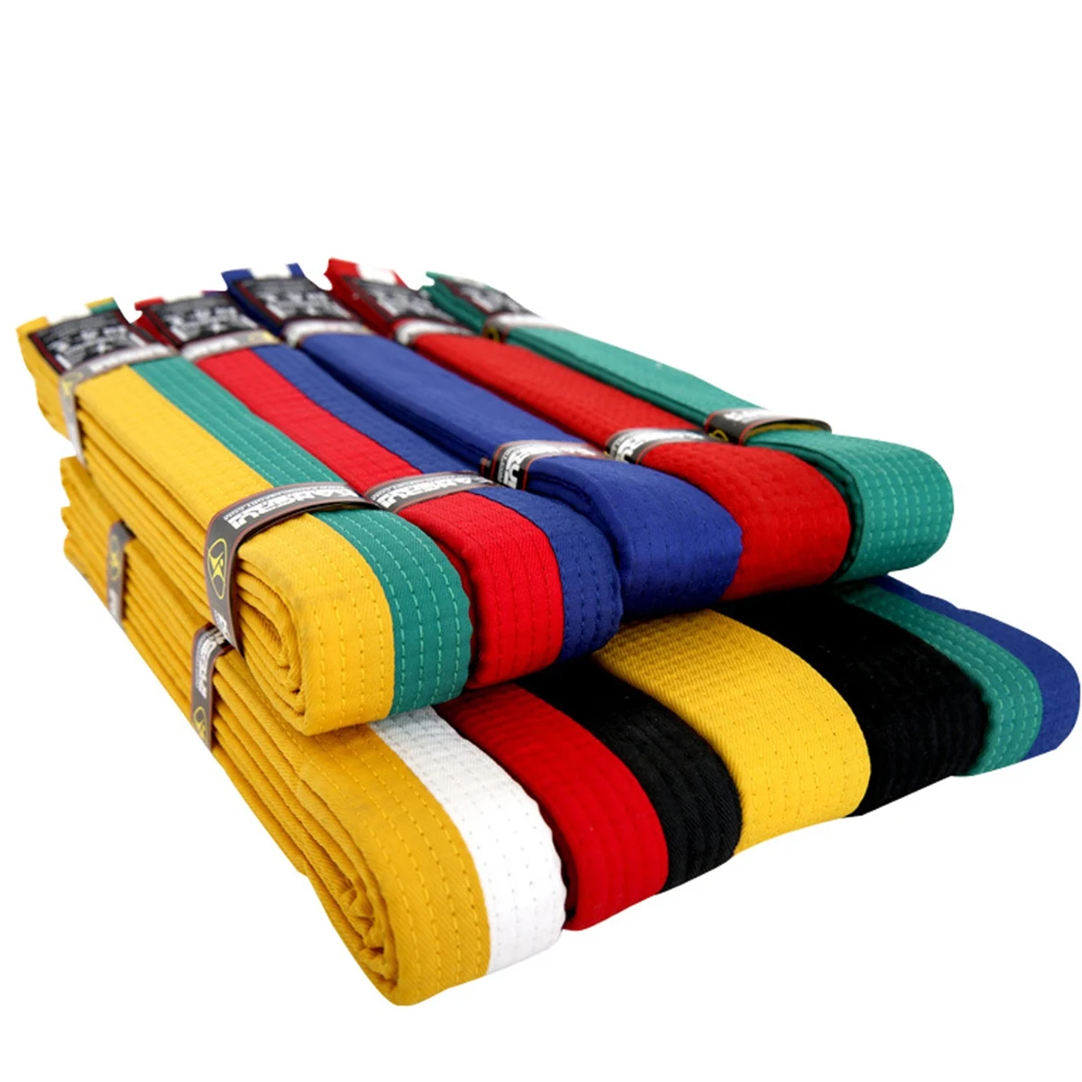 Double karate taekwondo belt 1