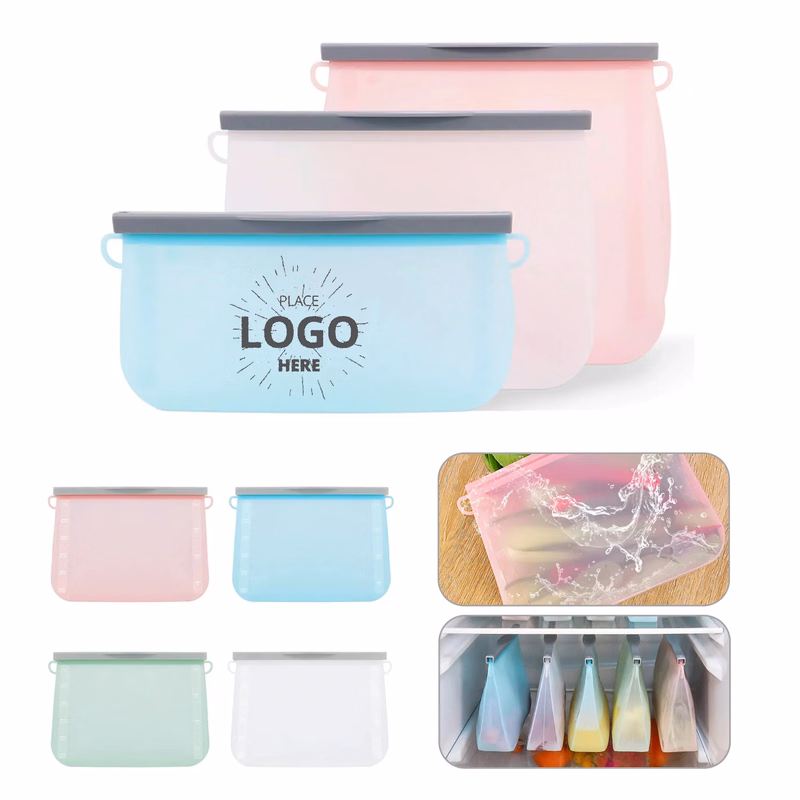 Reusable Silicone Food Bag Storage