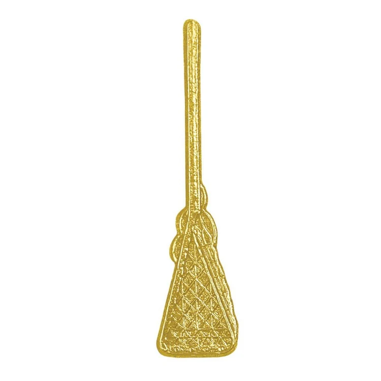 Lacrosse Bright Gold Chenille Lapel Pin 1