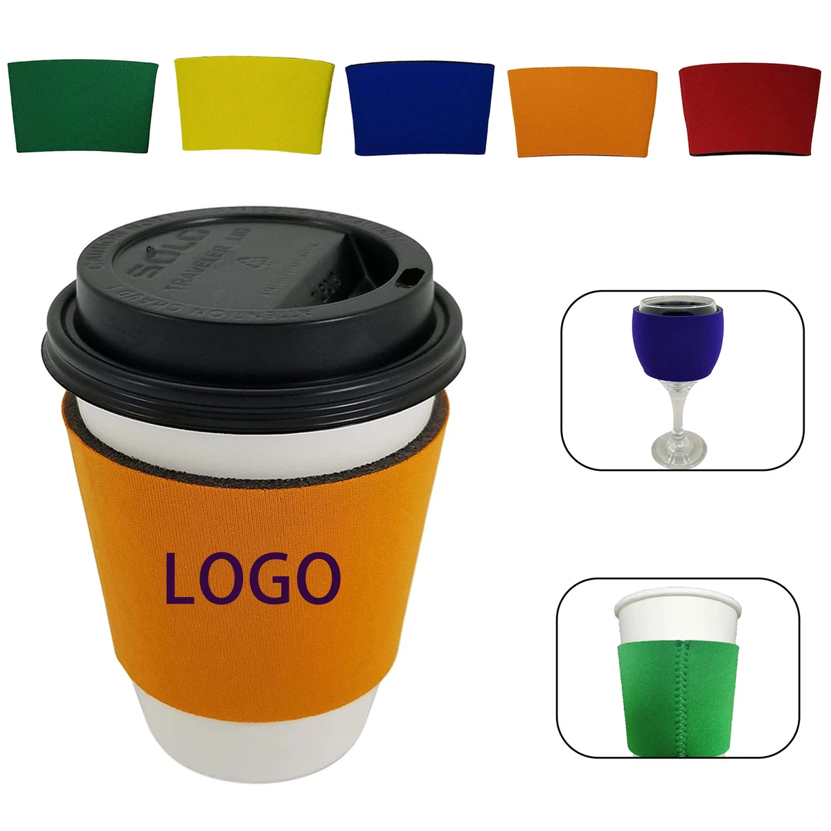 Reusable Iced Coffee Cup Insulator Sleeve 1