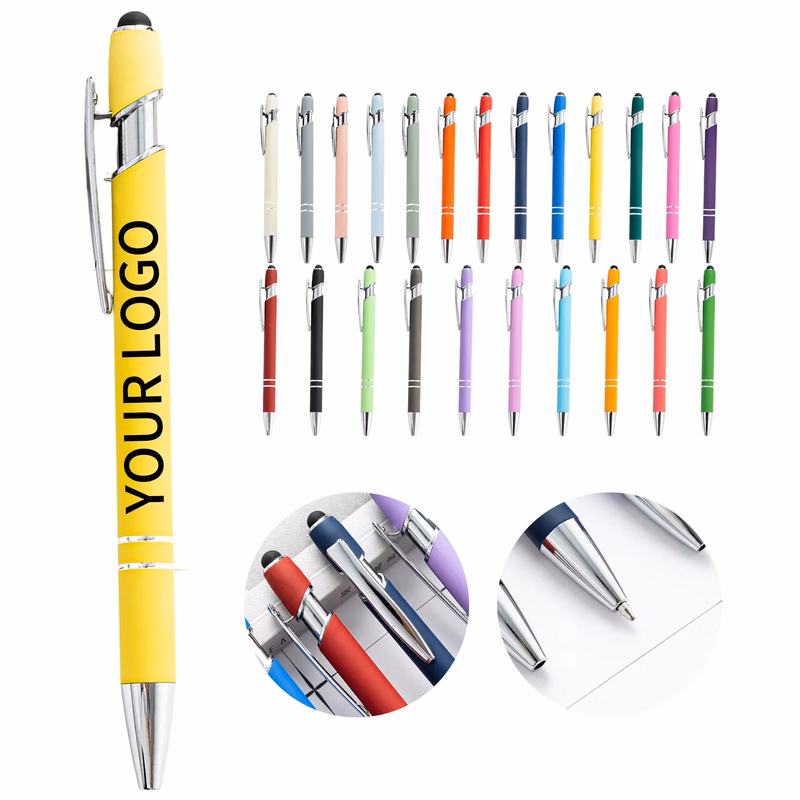 Click Metal Pen 5.60x0.47 Inch Durable Ballpoint