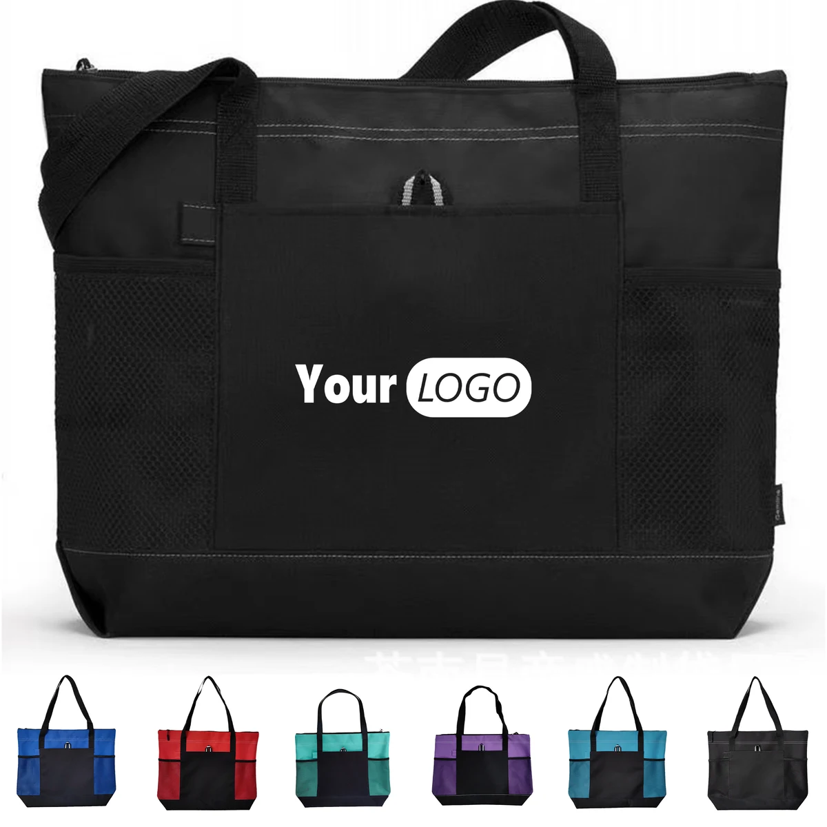 Oxford Cloth Shopping Tote Bag, custom tote bag with logo imprint 1