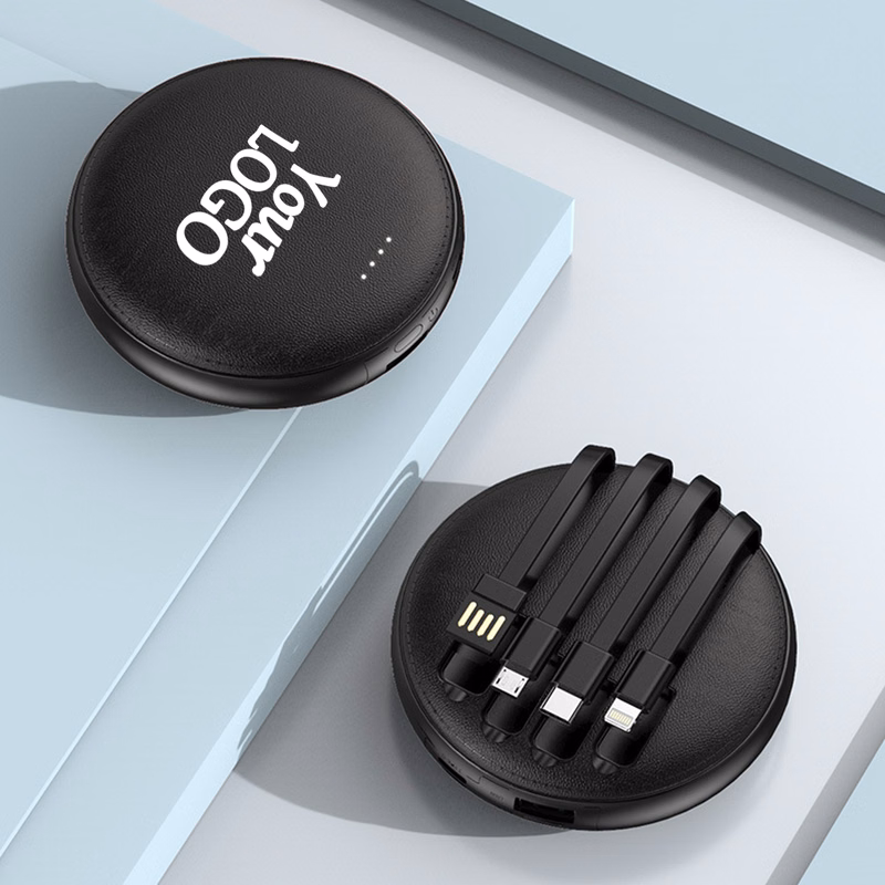 Round PU Wireless Power Bank