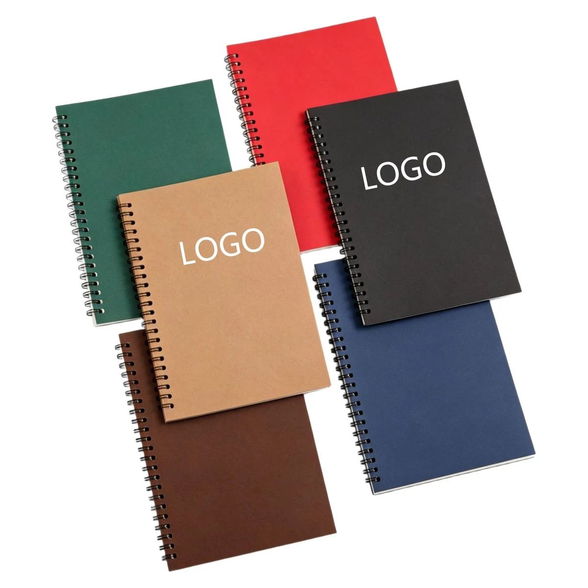 Brown Paper Spiral Pad 1