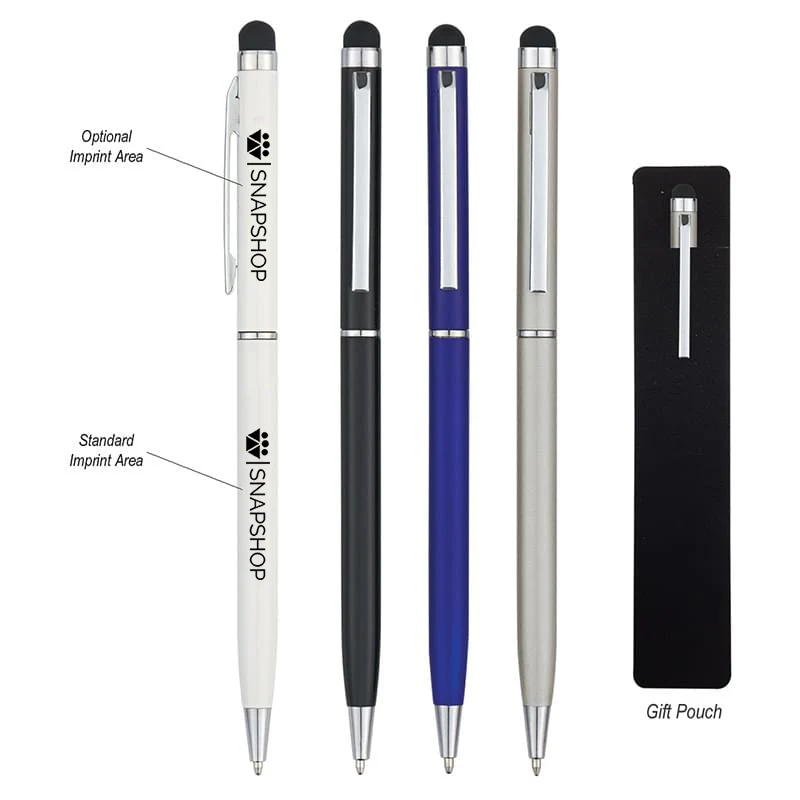 Sleek Aluminium Pen with Stylus 1
