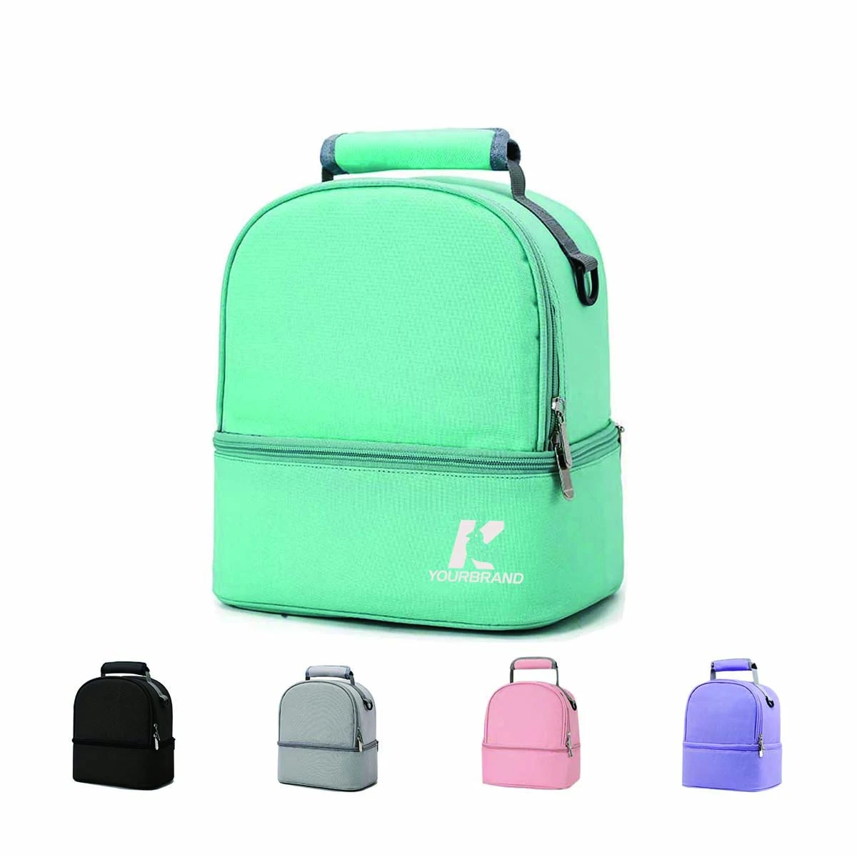 Insulated Breastmilk Cooler Baby Bottle Bag with Strap 1