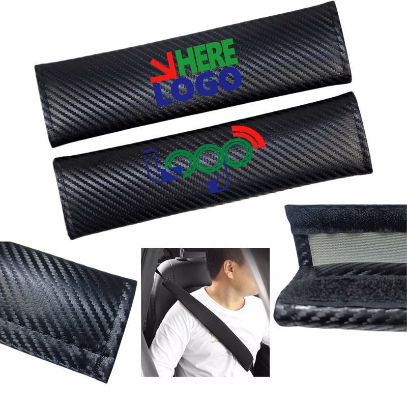 Heat Transfer Leather Car Seat Strap Pads MOQ20