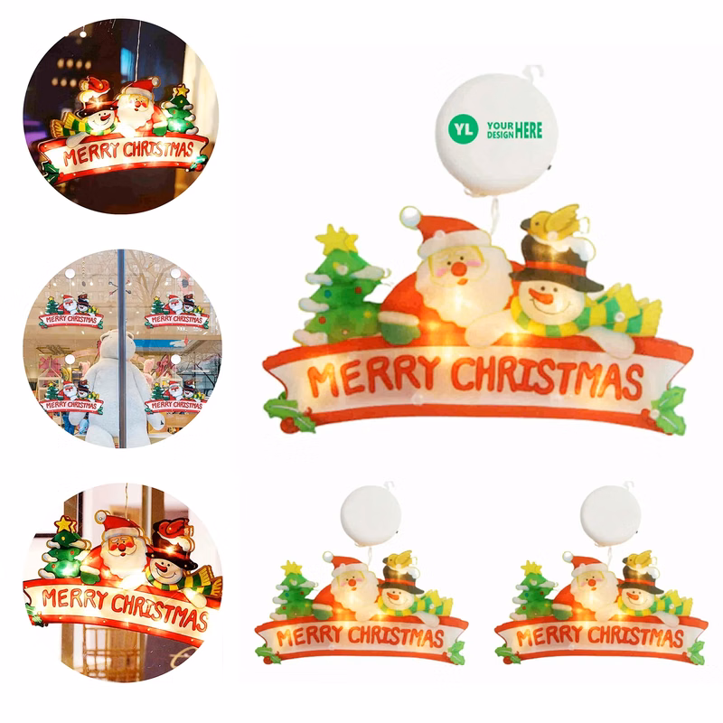 Christmas Santa Claus Snowman LED Lights MOQ10