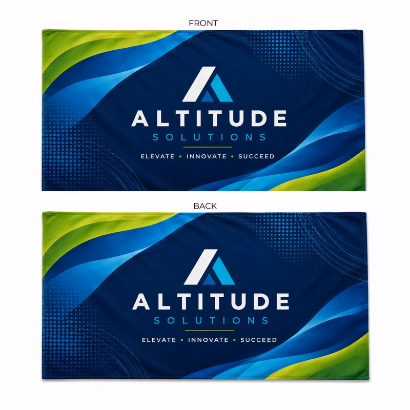 24Hr Express - Absorbent Microfiber Dri-Lite Terry Beach, Shower Towel, 30x60, Sublimated 2 sides