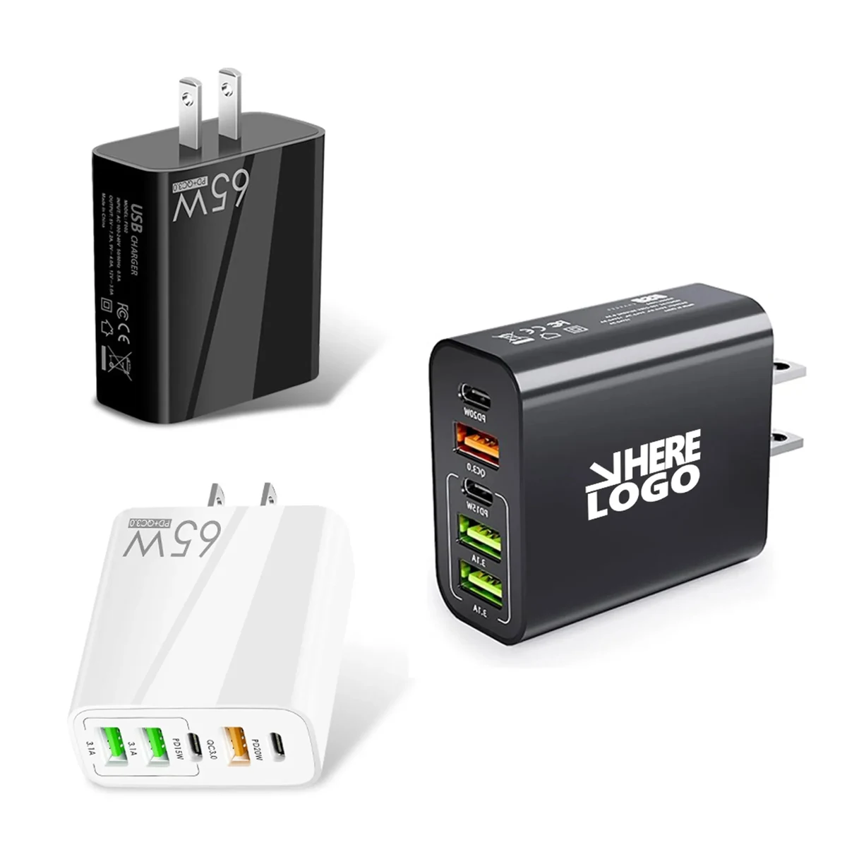 65W 5Port Mobile Phone Quick Charger 1