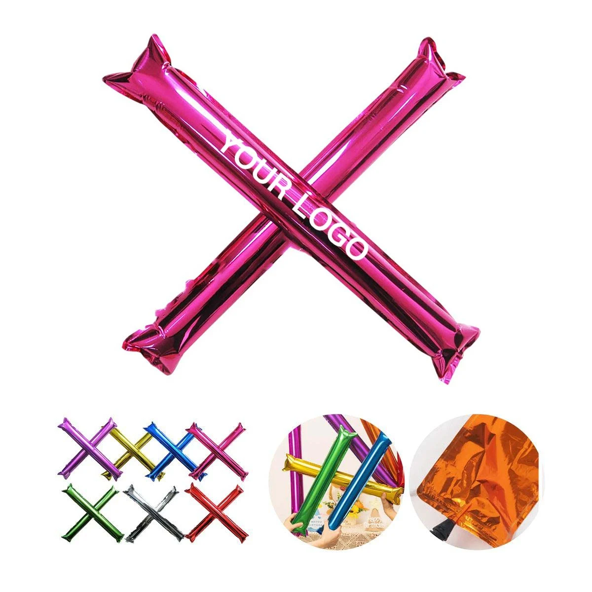 Durable Aluminum Foil Thunder Sticks for Celebrations 1