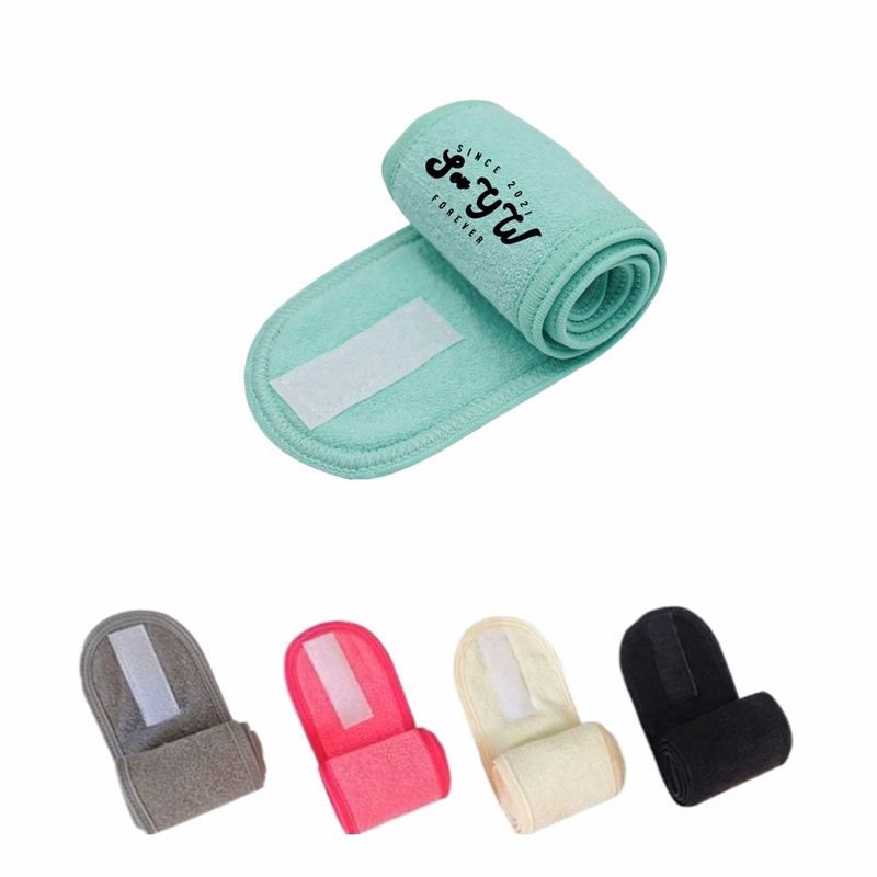 Hook And Loop Adjustable Spa Facial Headband