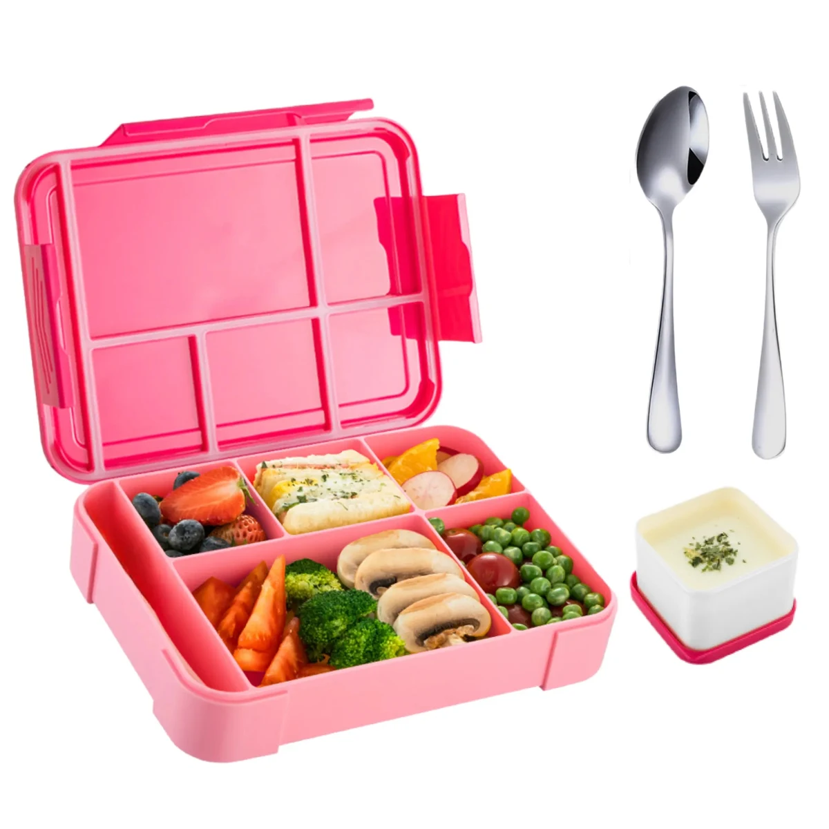 Kids Lunch Bento Box with Utensils 1