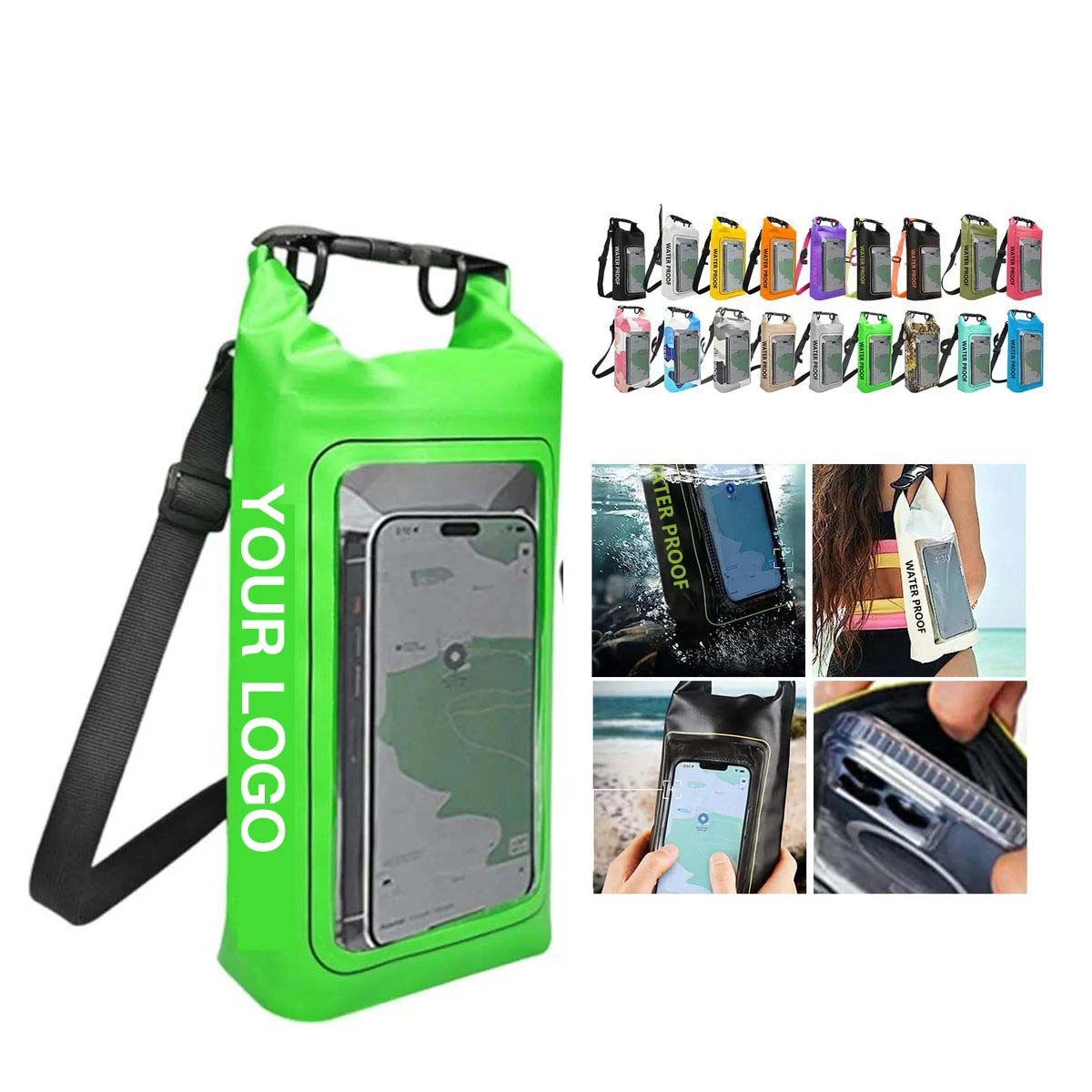 Adjustable Strap Waterproof Crossbody Bag 1
