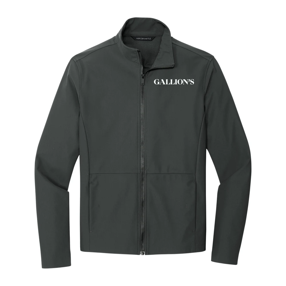 Men's Faille Soft Shell, custom jacket with logo imprint 1