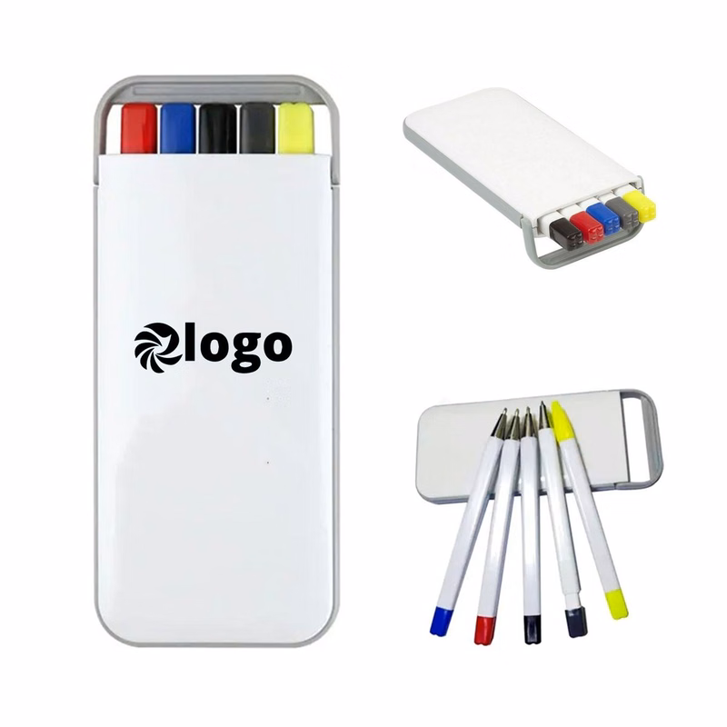 5-in-1 Writing Set Multicolor Ballpoint Pen