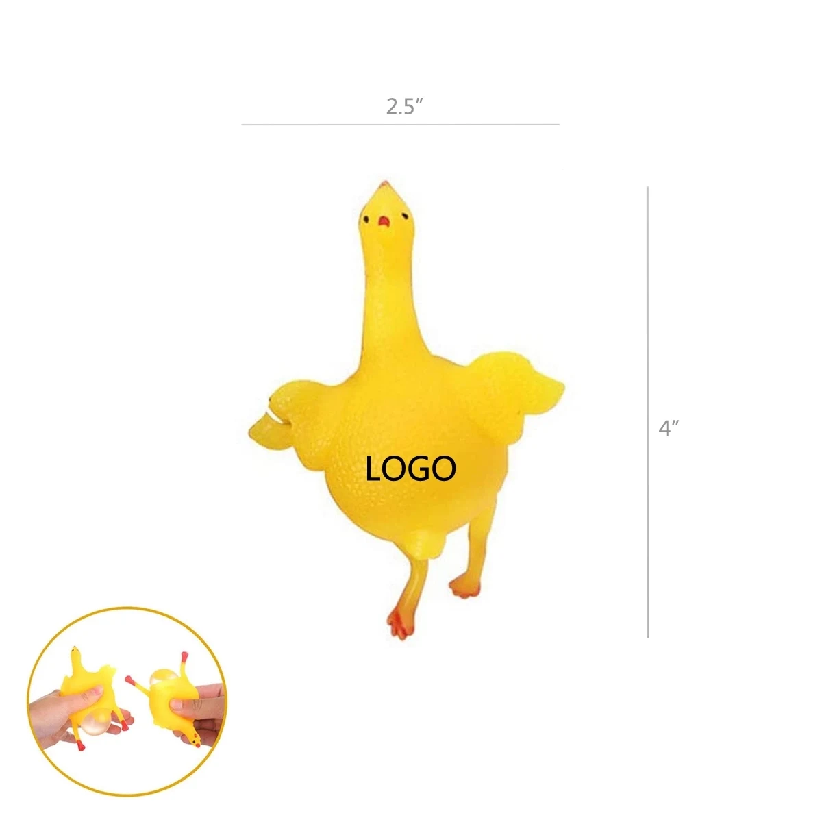 Interesting Rubber Chicken Key Chain 1
