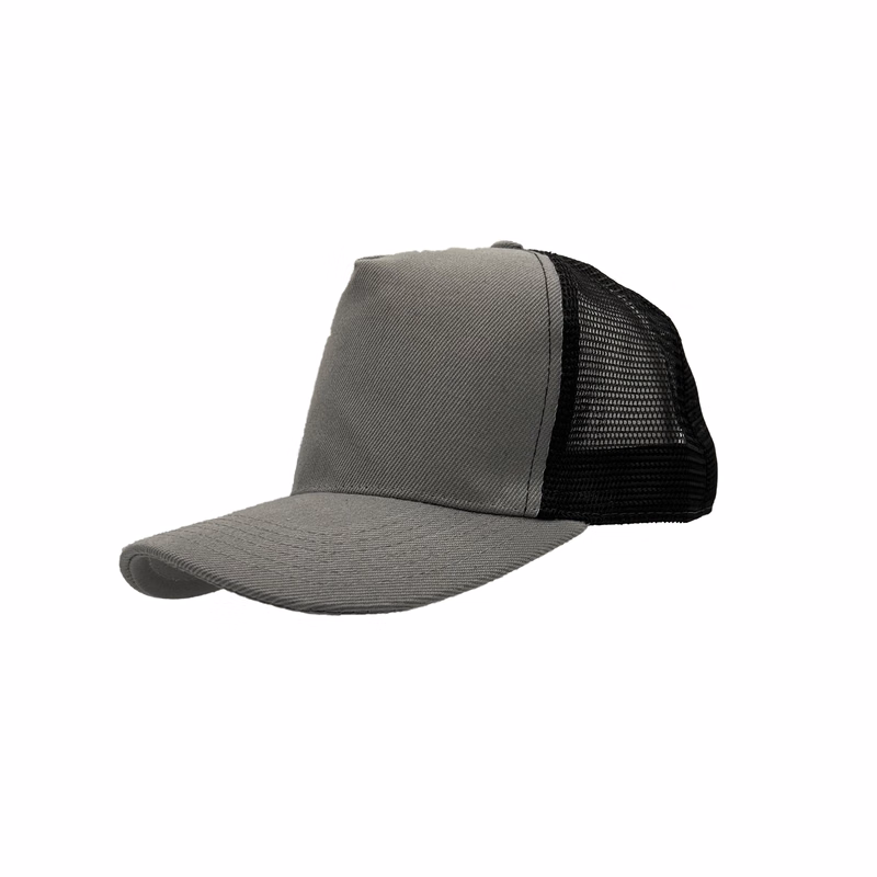 Grey Marle American Twill With Mesh Back