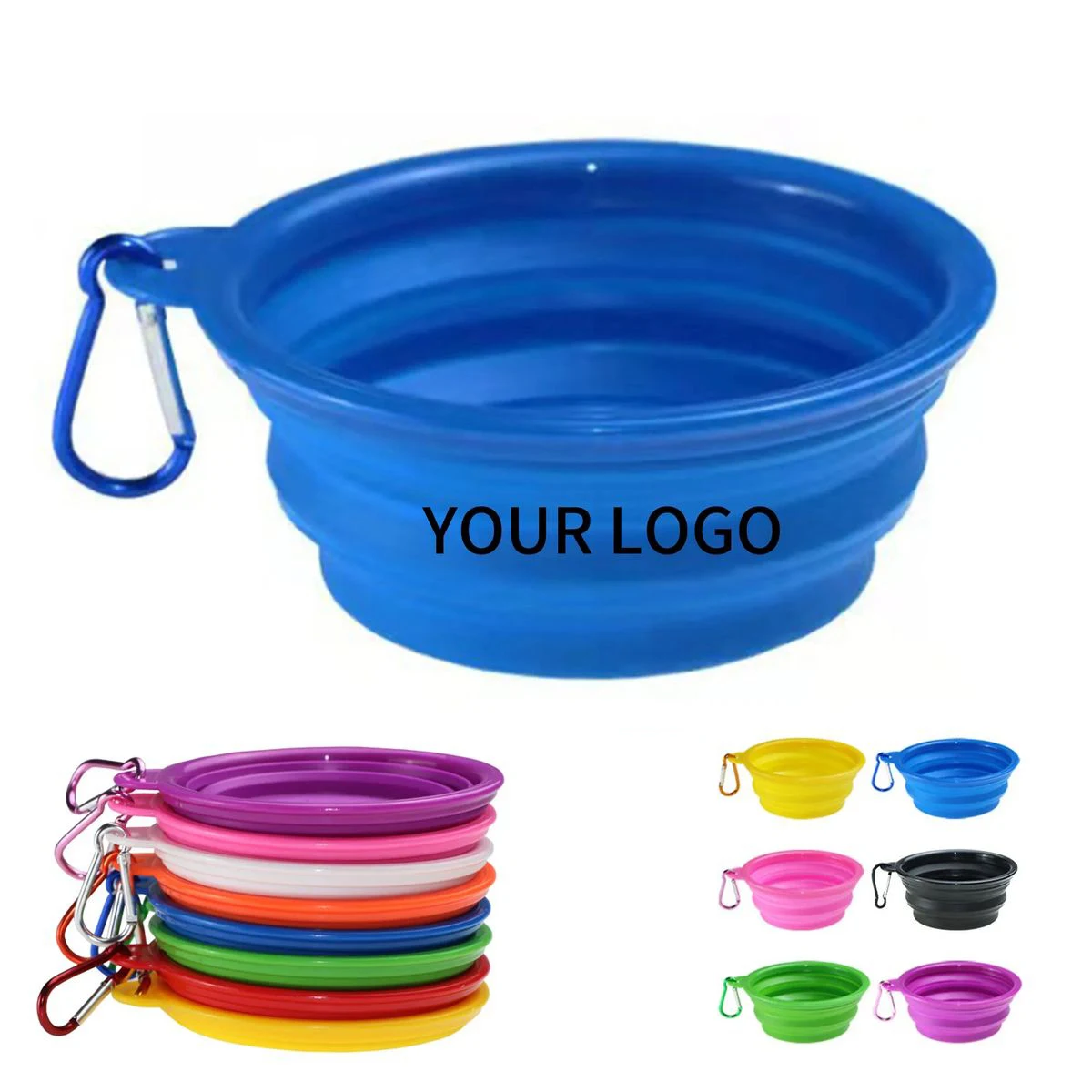 TPE Adjustable Height Pet Travel Bowl 1