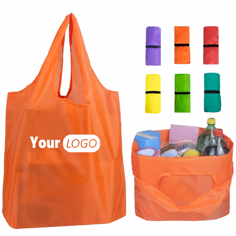 MOQ 50 Large Capacity Foldable Shopping Tote Bag