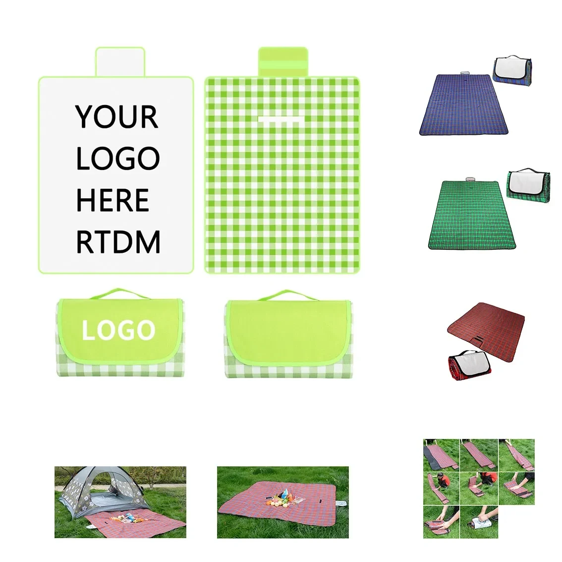 Waterproof Folding Picnic Blanket 1