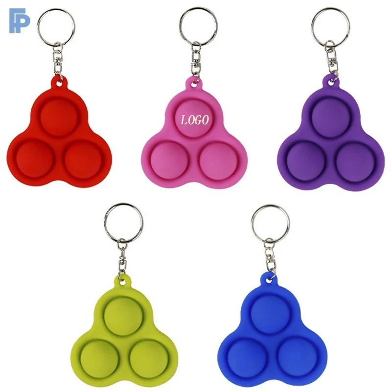 Fidget simple dimple toy Key ring 1