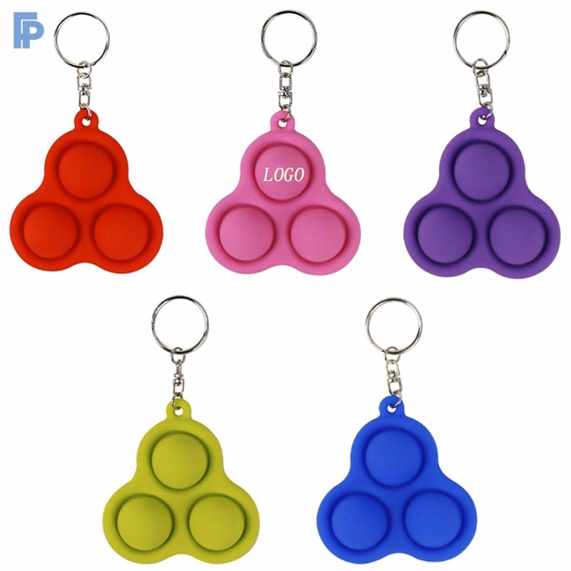 Fidget simple dimple toy Key ring