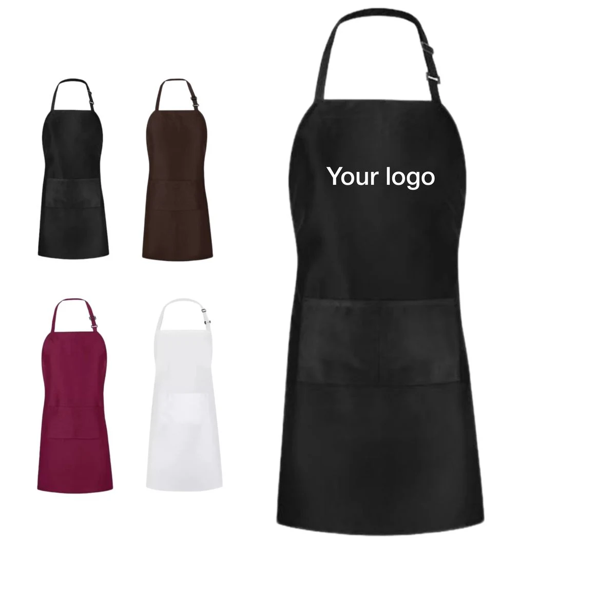 Adjustable Neck Waterproof Oil Proof Kitchen Apron 1