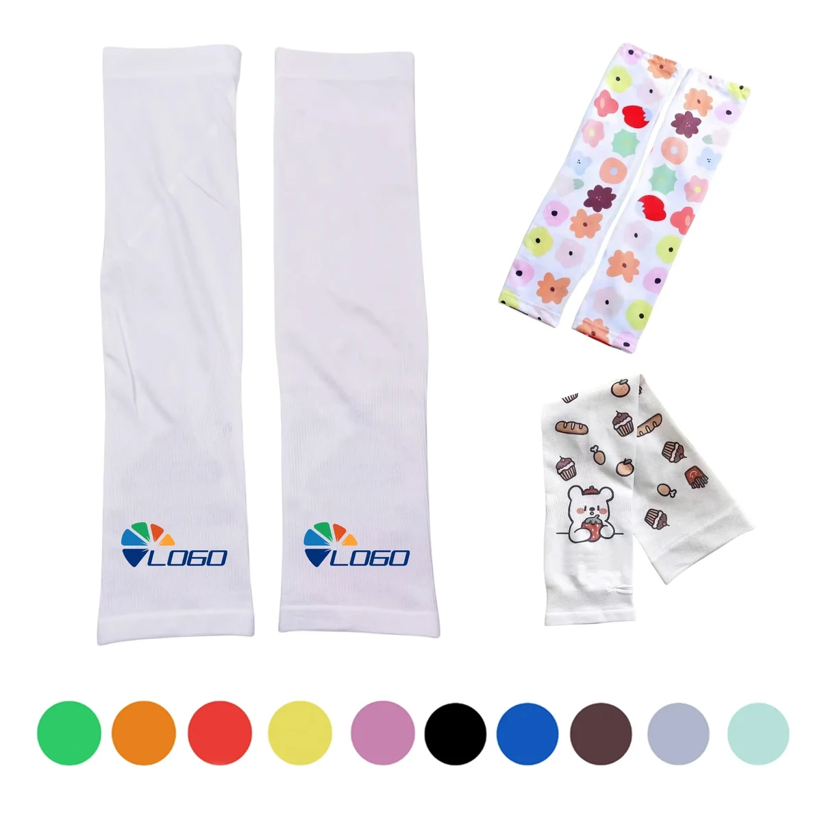MOQ 20pcs Thermal Sun Protection Straight Ice Sleeves 1