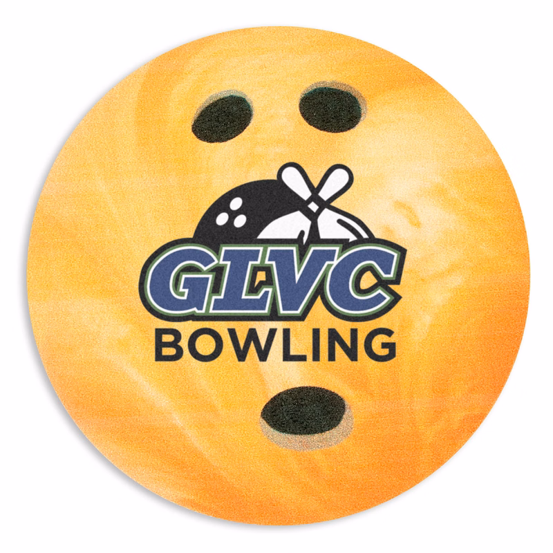 Full Color Process 40 Point Bowling Ball Pulp Board Coaster