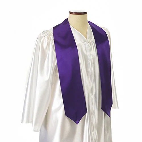 Purple 72" Graduation Stole 1