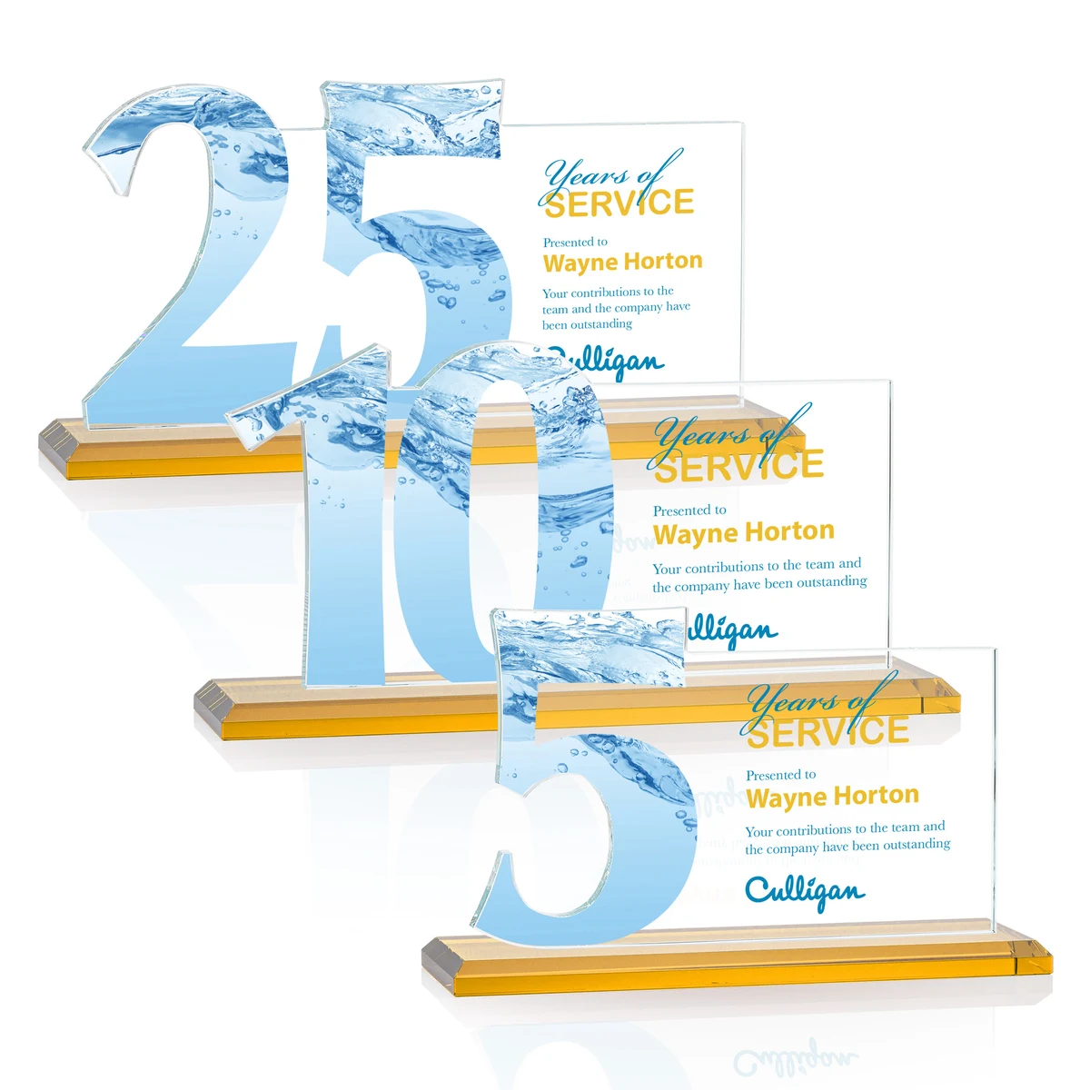 Hazelton VividPrint™ Award - Amber 1