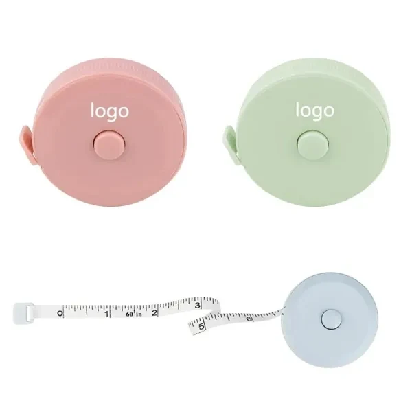 Custom 60 Inch Retractable Tape Measure with Dual Scale — Soft PVC Sewing Tool 1